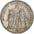 Moneta, Francja, Hercule, 5 Francs, 1875, Paris, AU(55-58), Srebro, KM:820.1