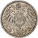 Coin, GERMANY - EMPIRE, Wilhelm II, Mark, 1915, Berlin, AU(55-58), Silver, KM:14