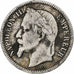Moneta, Francja, Napoleon III, Franc, 1867, Strasbourg, VF(20-25), Srebro