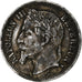 Moneta, Francia, Napoleon III, Franc, 1868, Paris, BB, Argento, KM:806.1
