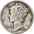 Verenigde Staten, Mercury Dime, Dime, 1942, U.S. Mint, Denver, ZF, Zilver