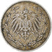 ALEMANHA - IMPÉRIO, 1/2 Mark, 1911, Hamburg, EF(40-45), Prata, KM:17