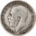 Gran Bretaña, George V, 3 Pence, 1917, BC+, Plata, KM:813