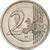 Pays-Bas, Beatrix, 2 Euro, 1999, Utrecht, error with 1€ core, SUP