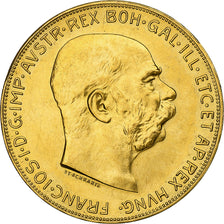 Austria, Franz Joseph I, 100 Corona, 1915, Vienne, Official restrike, MS(63)