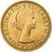 Grande-Bretagne, Elizabeth II, Sovereign, 1958, SPL, Or, KM:908