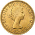 Groot Bretagne, Elizabeth II, Sovereign, 1958, UNC-, Goud, KM:908