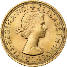 Groot Bretagne, Elizabeth II, Sovereign, 1964, UNC-, Goud, KM:908