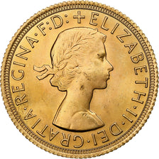 Grande-Bretagne, Elizabeth II, Sovereign, 1966, SPL, Or, KM:908