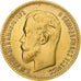 Russia, Nicholas II, 5 Roubles, 1904, Saint Petersburg, Gold, EF(40-45), KM:62