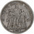 França, 5 Francs, Hercule, 1849, Strasbourg, Prata, VF(20-25), Gadoury:683
