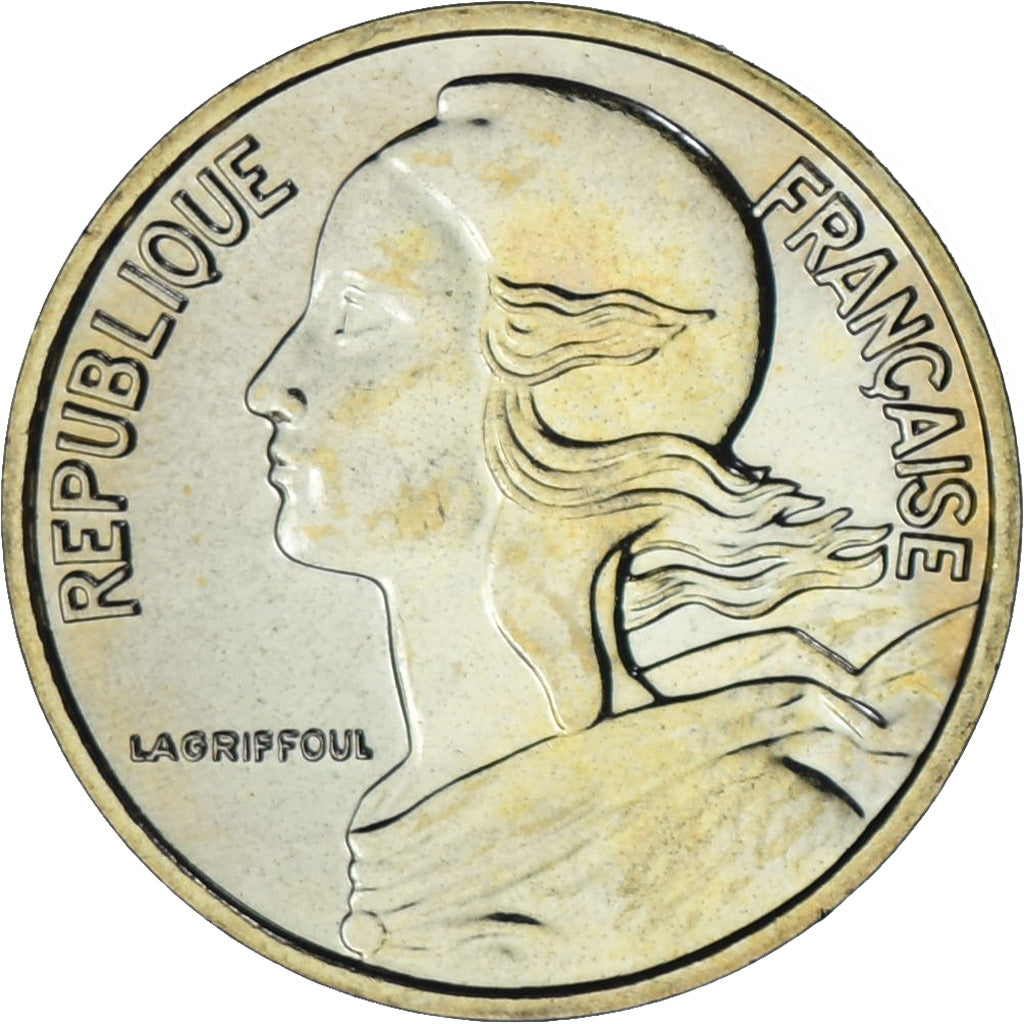 Coin France Marianne 5 Centimes 2001 Paris MS(63) Aluminum-Bronze ...