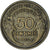 Francja, Morlon, 50 Centimes, 1936, Paris, EF(40-45), Aluminium-Brąz, KM:894.1