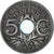 Francja, Lindauer, 5 Centimes, 1924, Poissy, AU(50-53), Miedź-Nikiel, KM:875