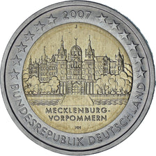 Deutschland, 2 Euro, error wrong ring, 2007, Hambourg, Kupfer-Nickel, VZ