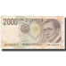 Banknote, Italy, 2000 Lire, KM:115, VF(20-25)