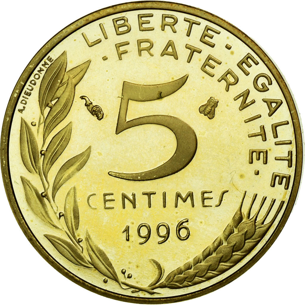 France. 1 classeur de 250 pièces. 5 centimes Marianne à 5 francs