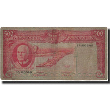 Banknot, Angola, 500 Escudos, 1962, 1962-06-10, KM:95, G(4-6)