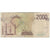 Banknot, Włochy, 2000 Lire, 1990-1992, Undated (1990-92), KM:115, VG(8-10)
