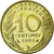 Moneta, Francja, Marianne, 10 Centimes, 2000, Paris, MS(65-70), Aluminium-Brąz