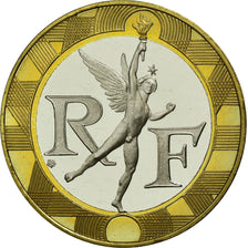 Moneda, Francia, Génie, 10 Francs, 1999, FDC, Aluminio - bronce, Gadoury:827a