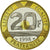 Moneda, Francia, Mont Saint Michel, 20 Francs, 1998, FDC, Trimetálico