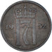 Moneda, Noruega, 2 Öre, 1952