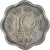 Coin, India, 10 Naye Paise, 1957