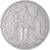 Moeda, Nova Caledónia, 5 Francs, 1992, Paris, AU(55-58), Alumínio, KM:16