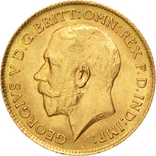 Gran Bretagna, George V, 1/2 Sovereign, 1914, SPL-, Oro, KM:819