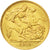 GREAT BRITAIN, 1/2 Sovereign, 1911, KM #819, AU(55-58), Gold, 3.98