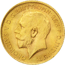 Gran Bretagna, George V, 1/2 Sovereign, 1915, SPL-, Oro, KM:819