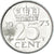 Coin, Netherlands, 25 Cents, 1973