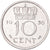 Coin, Netherlands, 10 Cents, 1956