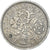 Moneda, Gran Bretaña, 6 Pence, 1956