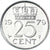 Moneta, Holandia, 25 Cents, 1979