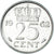Monnaie, Pays-Bas, 25 Cents, 1962