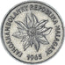 Moneta, Madagascar, 2 Francs, 1965