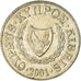 Munten, Cyprus, 20 Cents, 2001