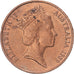 Münze, Australien, 2 Cents, 1989