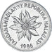 Moneda, Madagascar, 2 Francs, 1986