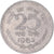 Monnaie, Inde, 25 Naye Paise, 1962