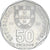 Monnaie, Portugal, 50 Escudos, 1989