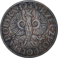 Moneda, Polonia, 5 Groszy, 1938