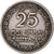 Moneda, Ceilán, 25 Cents, 1965