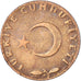 Coin, Turkey, 5 Kurus, 1959