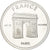 Frankrijk, Medaille, 50 Euro Essai, Europa, Arc de Triomphe, 1998, UNC-, Zilver