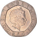 Münze, Großbritannien, 20 Pence, 2002