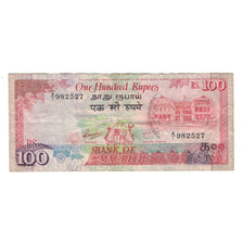 Biljet, Mauritius, 100 Rupees, Undated (1986), KM:38, TB