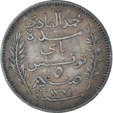 Moneta, Tunisia, 5 Centimes, 1903